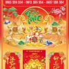 Bìa lịch bloc bế nổi Chữ Phúc