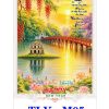 In Lịch 7 tờ Tranh Lụa