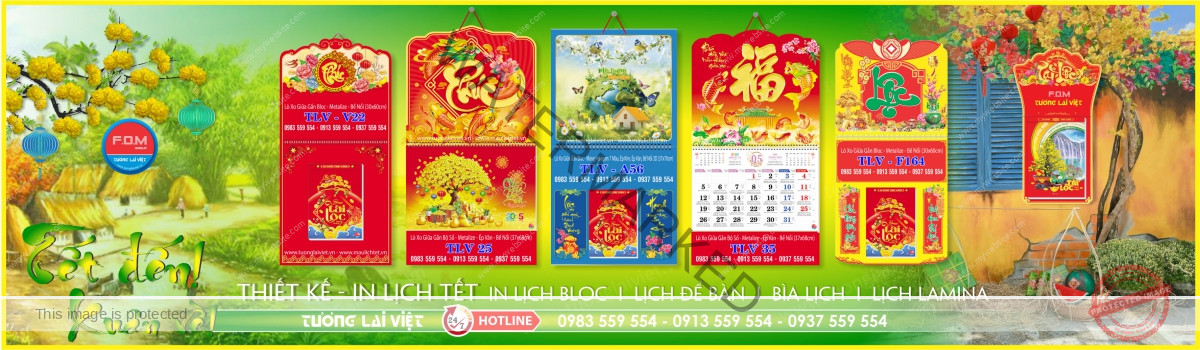 In Lịch Lò Xo Giữa