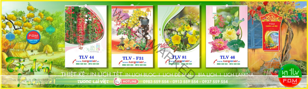 In Lịch Tờ Treo Tường