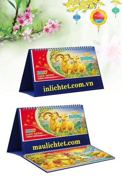 Lịch để bàn 13 tờ Con Giáp Năm Nay