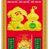 Lịch khung tranh Khai Xuân Khởi Lộc