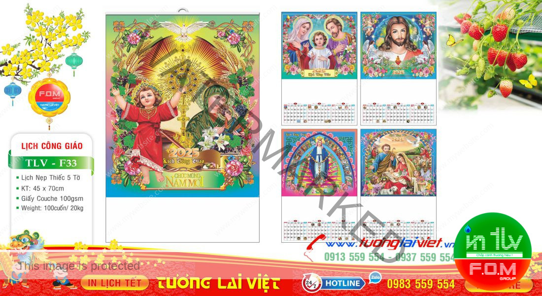 Mẫu Lịch Tờ Lịch Công Giáo