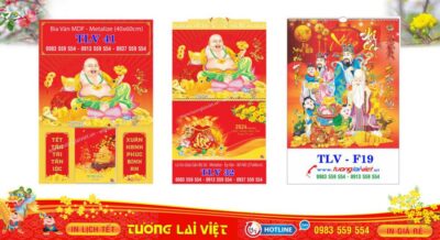 Mẫu Lịch Tết Phật Di Lạc